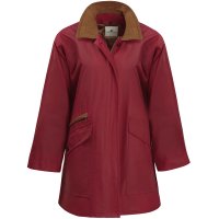 Ladies' Waxed Ladies' Waxed Jacket, Red, Size 44