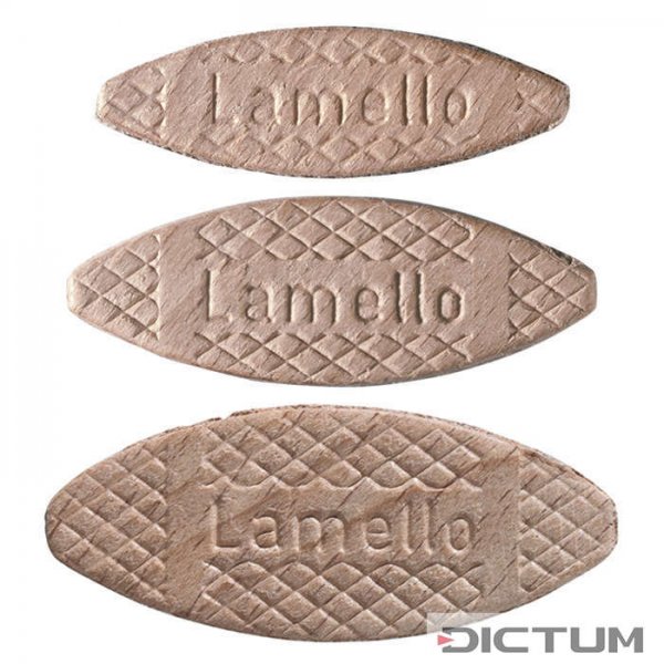 Lamelles en bois Lamello, mixte, 1000 pièces