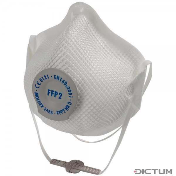 Prachová maska Moldex ActivForm FFP2, s klimatickým ventilem, 20 kusů