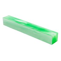 Akrylová prázdná tužka, limetkově zelená perleťová