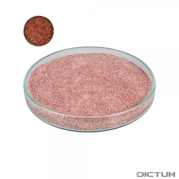 Imitation Stone for Inlay Work, Granules, Rust-red