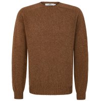 Sweter męski Shetland, Sweter męski Shetland, lekki, brązowy, rozmiar XL