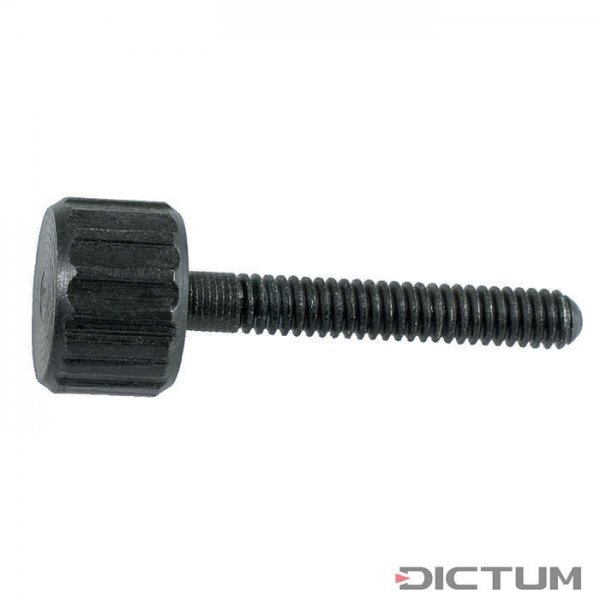 Tailpiece Replacement Screw Pusch, Black, Cello