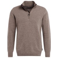 Suéter cuello alto con Suéter cuello alto con cremallera p. hombre Barbour »Holden«, Military Marl, XL