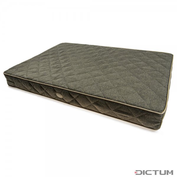 Le Chameau Padded Dog Bed, Vert Chameau, Size S