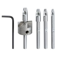Face-Milling Cutter with Bradawl, for Sleeves with 7/8.5/9.5/10 mm Drill Ø