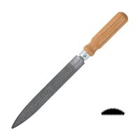 Raspa prec. DICTUM »Ultra«, cabinet, con manico, taglio 10, l. taglio 200 mm