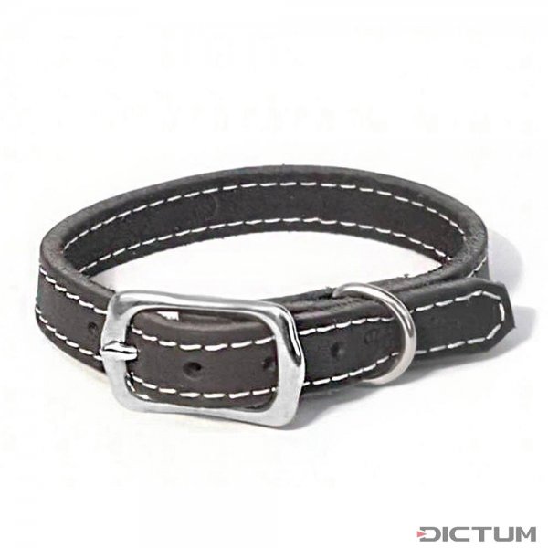 Collar para perro Bolleband Classic 15 mm, negro, XS