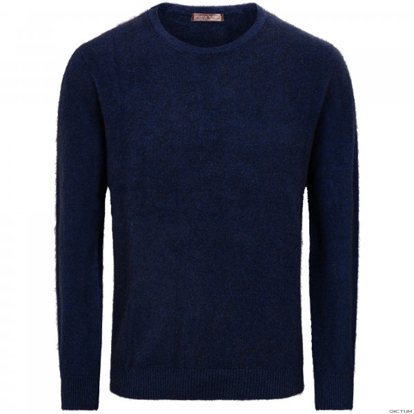 Sweter męski Merino-Possum, ciemnoniebieski melanż, rozmiar XL