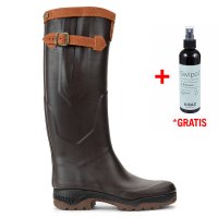 Aigle »Chambord Aigle »Chambord Signature« Rubber Boots, Brown, Size 41