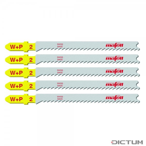 Lama per seghetto alternativo MAFELL W+P 2 Legno+Plastica, 5 pezzi