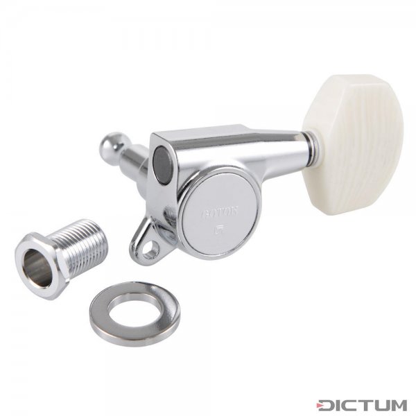 Gotoh Tuner Set, Model No. SG381-M01, Buttons Simulated Ivory