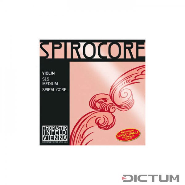 Corde Thomastik Spirocore, violino 4/4, set, MI cromato