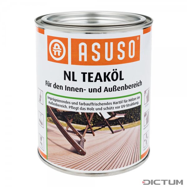 ASUSO NL Teakový olej, 750 ml