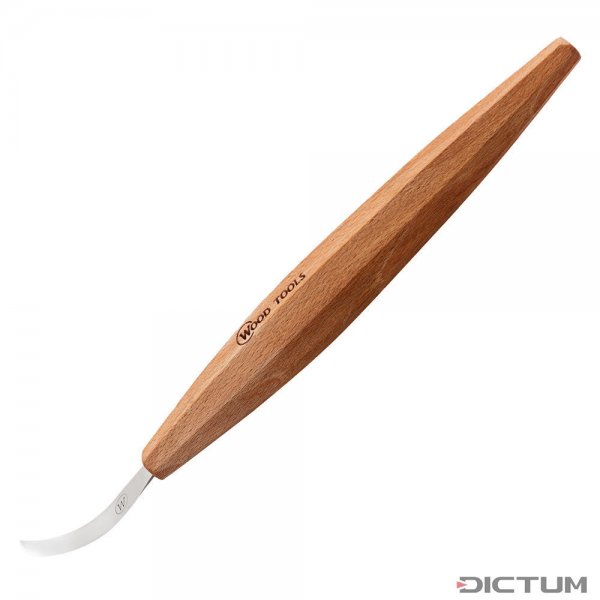 Cuchillo de pelar Wood Tools »Open Curve«, para diestros
