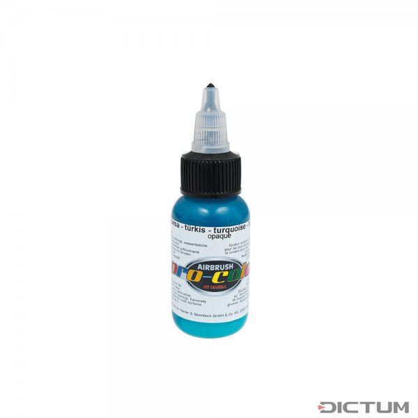 pro-color Airbrush Paint, 30 ml, Turquoise