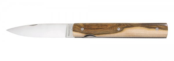 Cuchillo plegable Le Français, madera de pistacho