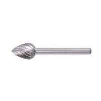Pasador de fresado de Pasador de fresado de acero al wolframio/vanadio, cono, Ø 8 mm