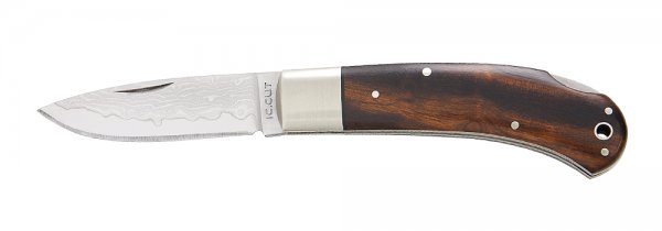 Hiro Suminagashi Folding Knife, Desert Iron Wood