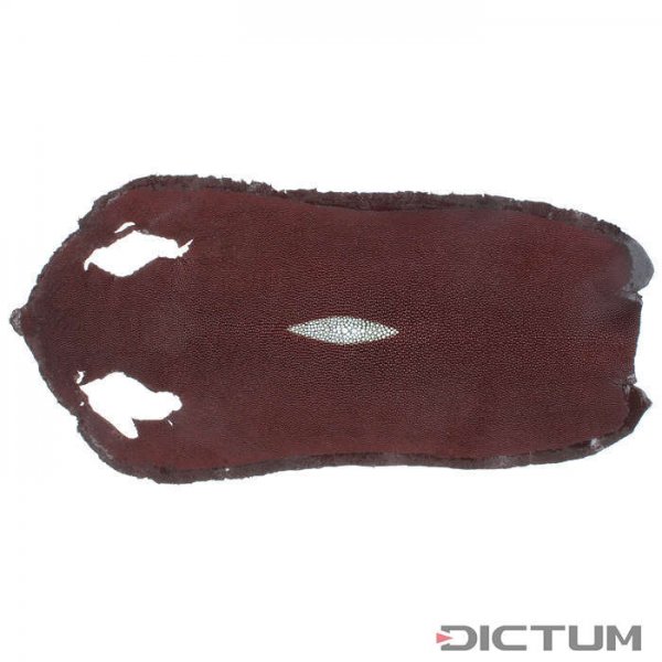 Stingray Leather, Middle Section Ground, Claret