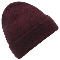 Possum Merino Beanies, Possum Merino Beanies, Dark Red Melange