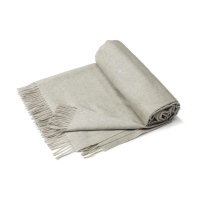 Кашемировое одеяло, светлосерое