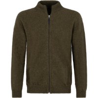 Men's Cardigan, Men's Cardigan, Merino-Possum, Olive Melange, Size XL