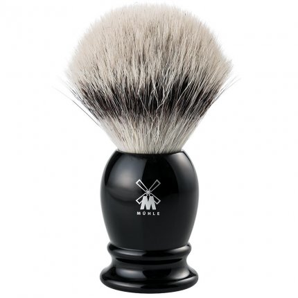 Mühle »Classic« Shaving Brush, Silvertip Fibre, Black