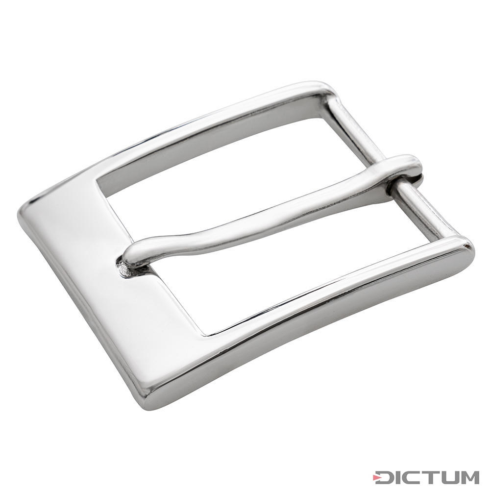 Ivan »Metro« Belt Buckle, 38 mm, Brass Finish/Nickel-plated, Semifinished  metal products