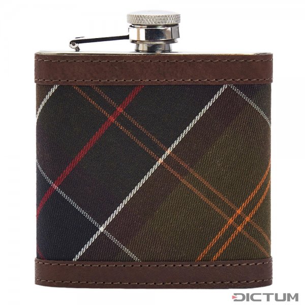 Barbour Hipflask, Dark Brown, 170 ml
