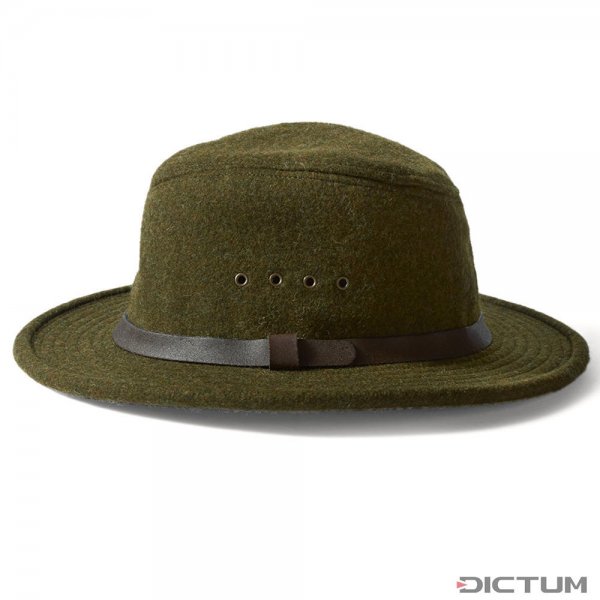 Filson Wool Packer Hat, Forest Green, Size XXL
