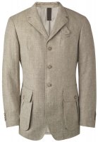 Men's Jacket, Irish Men's Jacket, Irish Linen, Beige, Size 50