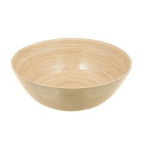 Bamboo Bowl Shallow, Bamboo Bowl Shallow, Natural