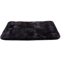 Werner Christ »Sheepy« Lambskin Dog Blanket, Black, 100 x 80 cm