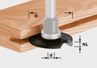 Festool Фреза дисковая Festool Фреза дисковая пазовая HW D40x2