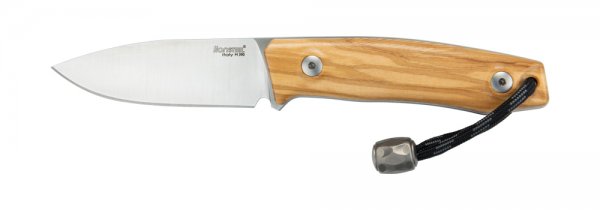Lionsteel狩猎和户外用刀M1，橄榄木。