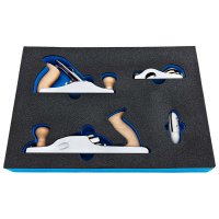 DICTUM Tool Module Planes for Right-handers, SK-4 Steel, 3-piece Set