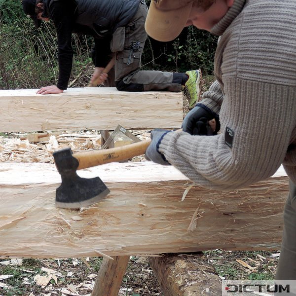 Hewing Beams and Making Carpenters Joints