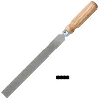 Glardon/Vallorbe 扁平锉刀，切口为000，灰柄。