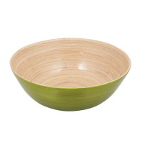 Bamboo Bowl Shallow, Green