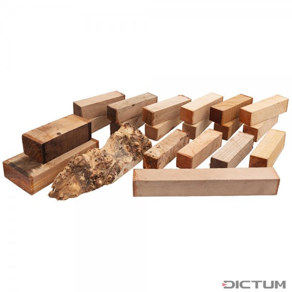 Residui di legno europeo, 4,5 kg (senza pezzi di legno di alberi da frutto)