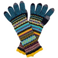 Eribé Handschuhe Fair Eribé Handschuhe Fair Isle »Alpine«, dunkelblau/gelb