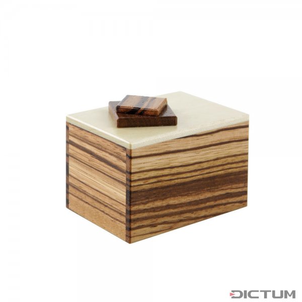 Caja de trucos madera de cebrano, madera de cornejo