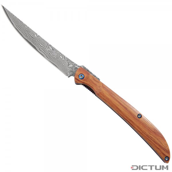 Cuchillo plegable y para carne japonés, cocobolo