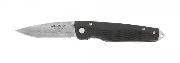 Mcusta Folding Knife, Micarta Black