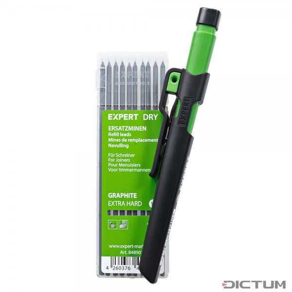 Expert Dry Universal-Markierstift mit Ersatzminen, Set