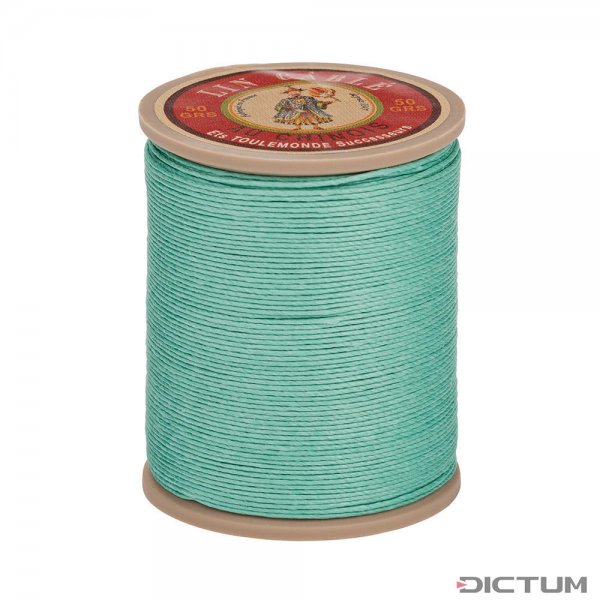 »Fil au Chinois« Waxed Linen Thread, Jade, 133 m