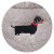 beige (motif: Dachshund)