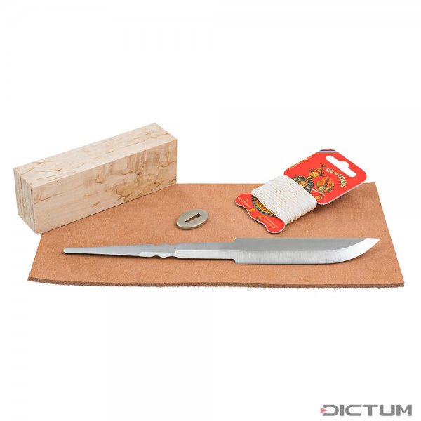 »Laurin« Knife Making Kit, Chrome Steel, Blade Length 105 mm
