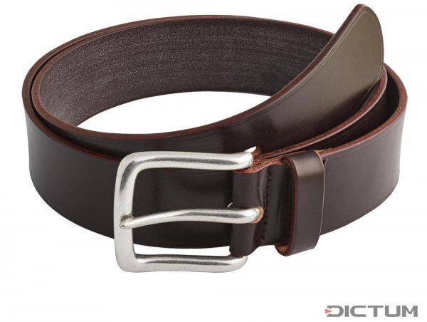 Belt, Saddle Leather, Mocca, Length 100 cm